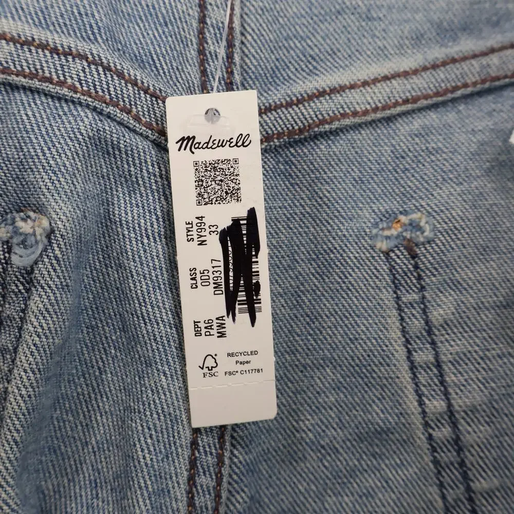 Madewell Light Blue Denim Jean Shorts